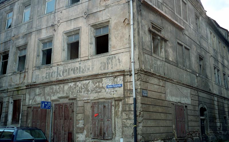 Pirna, Niedere Burgstr.-Ecke Lange Str., 6.11.2000 (1).jpg - Bäckerei - Kaffee